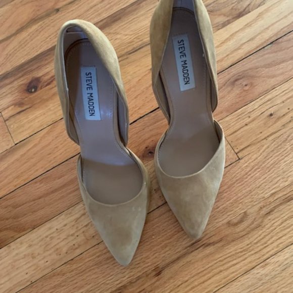 Steve Madden Shoes - steve madden genuine suede leather high heel pumps size 8.5 -9